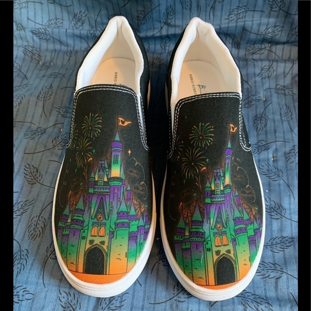 Bibbidi Bobbidi Bling dark princess castle ultimate slip ons womens 9